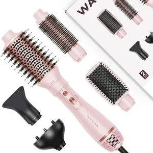 Расческа-стайлер Wavytalk Air Sculpt 5in1 Розовая — многофункциональный 5 в 1 инструмент для укладки