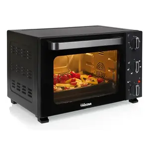 Countertop electric oven Tristar OV-3627 — 27 L, 1500 W, black, rotary controls