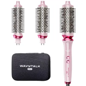 3-в-1 расческа для укладки волос Heatwave Pro Wavytalk — розовая