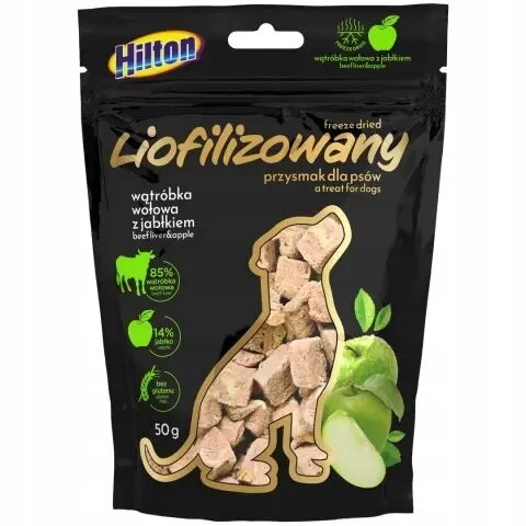 Kucēnu gardums Hilton liiofilizēta liellopu aknas