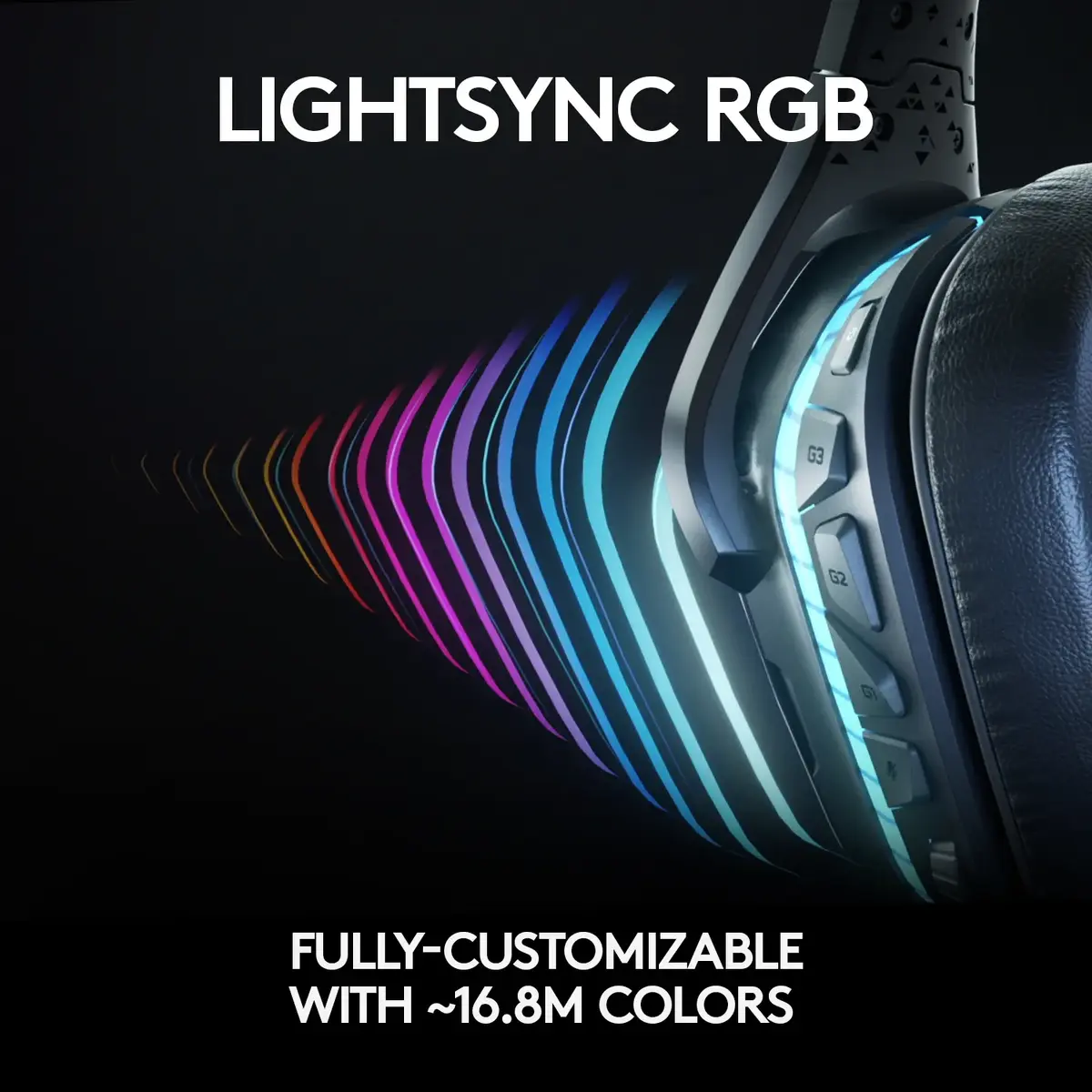 Logitech G G935 Bezvadu spēļu austiņas Photo 15