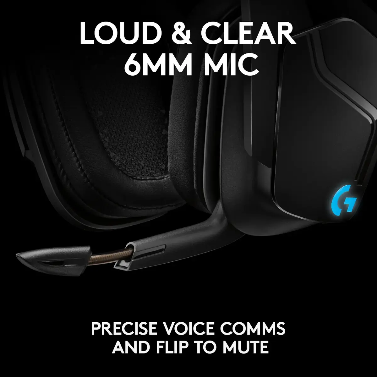 Logitech G G935 Bezvadu spēļu austiņas Photo 16