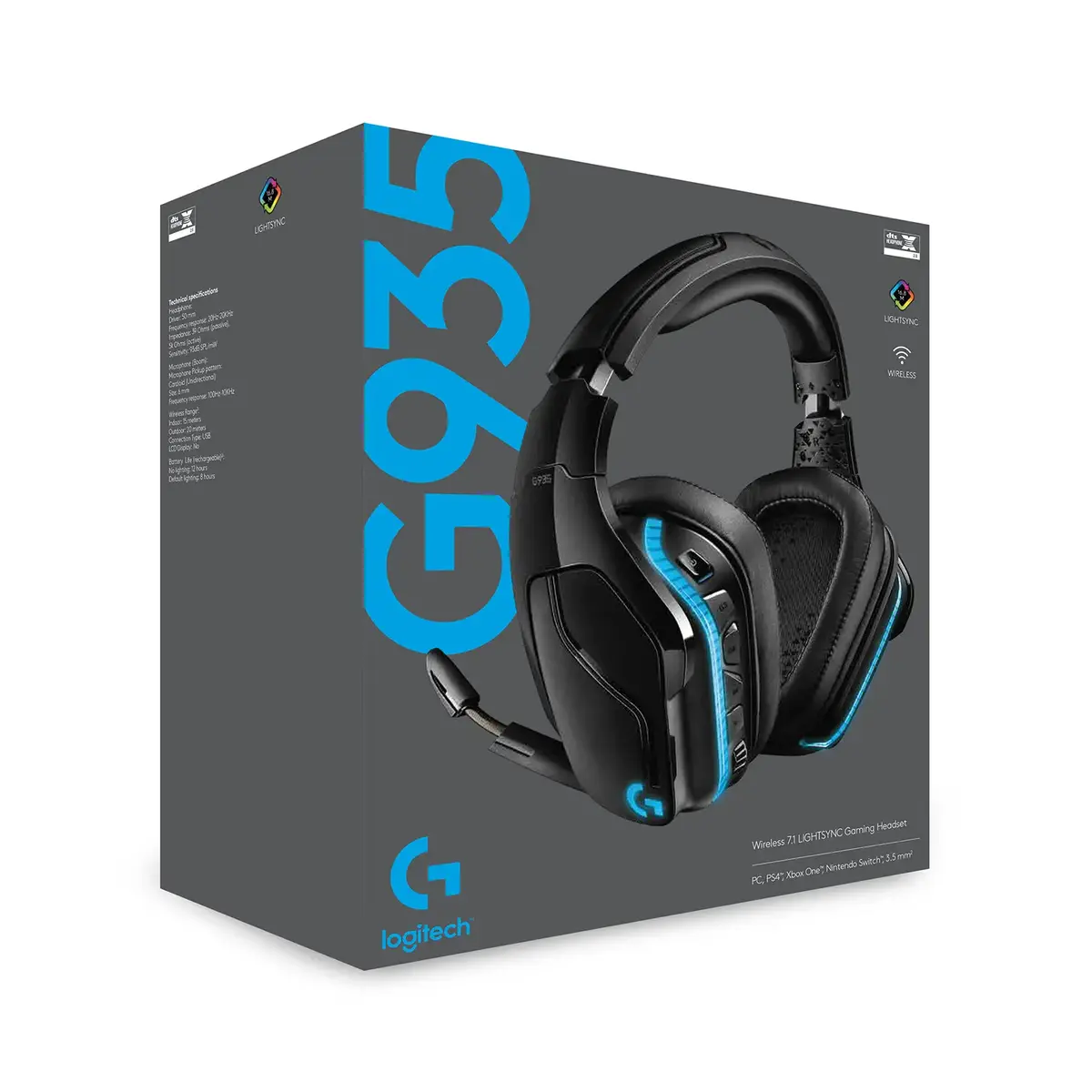 Logitech G G935 Bezvadu spēļu austiņas Photo 18