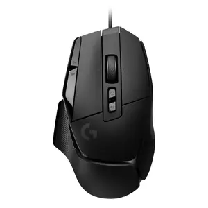 Vadāma labroka spēļu pele Logitech Alternativ G502 X — optiskais sensors 25600 DPI, 13 pogas, USB‑A, 40 G paātrinājums, melna