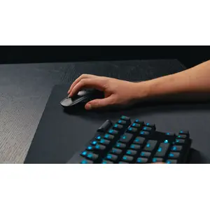 Spēļu pele Logitech Alternativ 910-006630 labroču RF bezvadu optiskā 32000 DPI 5 pogas melna