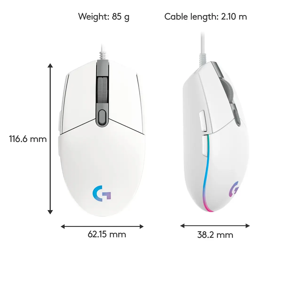 Игровая мышь Logitech Alternativ G G203 LIGHTSYNC Photo 7