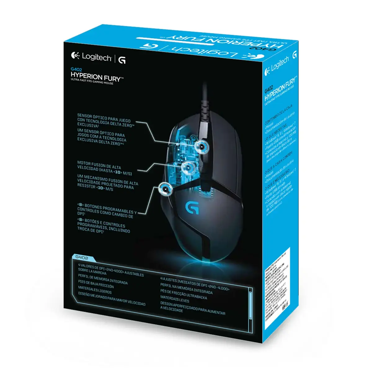 Игровая мышь Logitech Alternativ G Hyperion Fury Photo 8