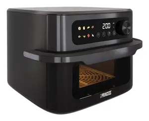 Princess 182480 Отдельно стоящая аэрофритюрница 10 л 1700 Вт Черный Сенсорное управление ЖК-дисплей