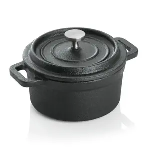 Serving Cocotte WAS H6/D10cm, cast iron with stainless steel finish