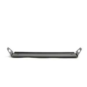 Serving Platter LES ESSENCES by COMAS, aluminum, black, 15×52.5×6.9 cm