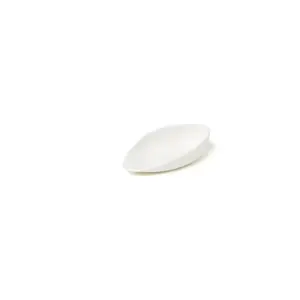 Porcelāna uzkodu trauks COMAS PLAISIR 4, 11.6×7.1×3.1 cm, balts