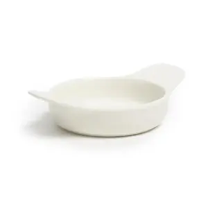 Porcelāna mini bļodiņa COMAS D9 cm L13 cm x H2 cm — neliela servēšanas bļodiņa