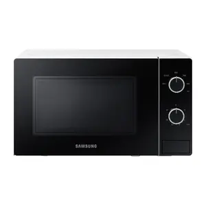 Solo microwave Samsung MS20A3010AH, countertop, 20 L capacity, 700 W, rotary control, black