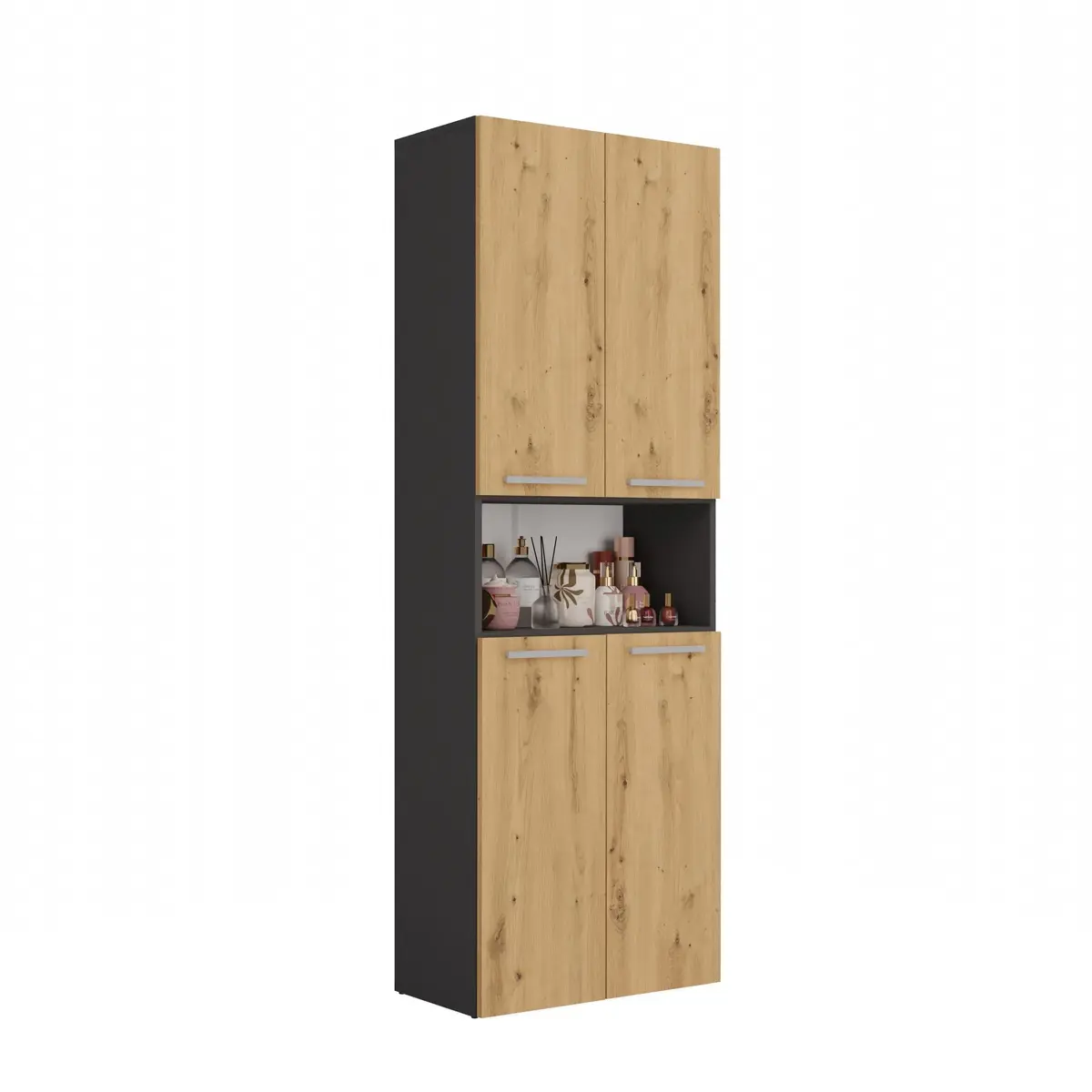 Top e Shop NEL 1K DK ANT/ART KP шкаф для ванной Photo 2
