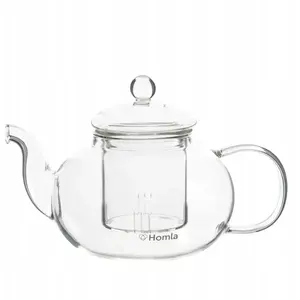 Teapot Homla AROR with infuser 600 ml, glass and stainless steel