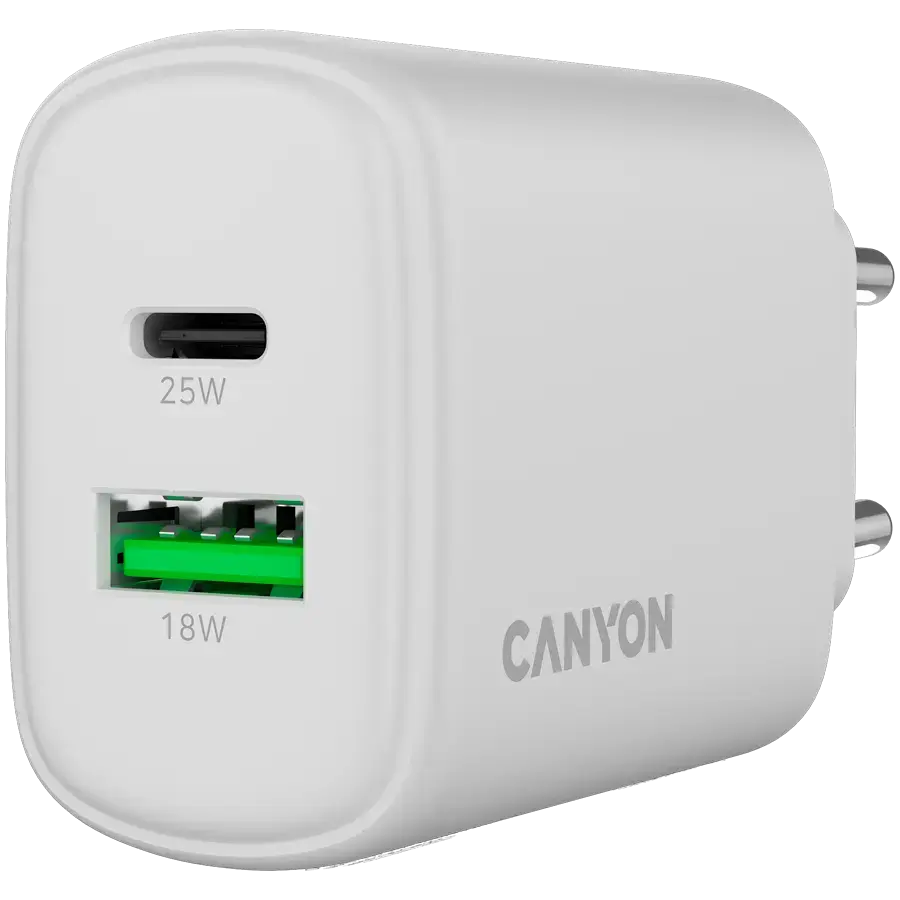 CANYON OnCharge 250 25W USB‑C PD + USB‑A QC Photo 5
