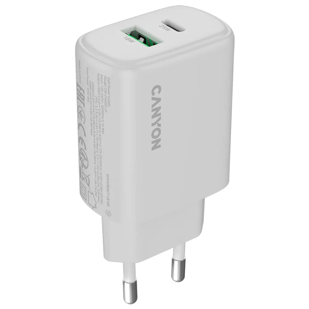 Sienas lādētājs CANYON OnCharge 250 25W