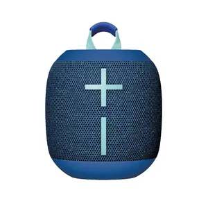 Stereo portable speaker Ultimate Ears WONDERBOOM 4 — Bluetooth, 40 m range, passive radiator 46.1×65.2 mm, 87 dB, blue, cylinder
