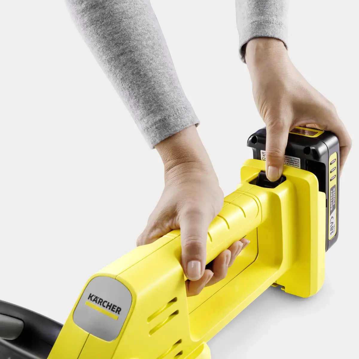 Аккумуляторный кусторез Karcher HGE 2-18 Battery Set Photo 2