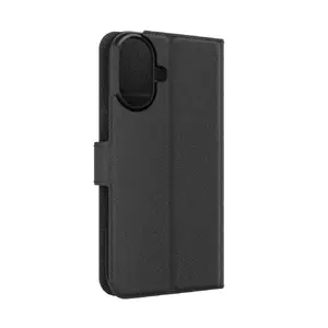 Folio case Zagg IFROGZ IF Defence for Apple iPhone 16 — Black, folio, 3 card pockets, desktop stand, 6.1" (15.5 cm)