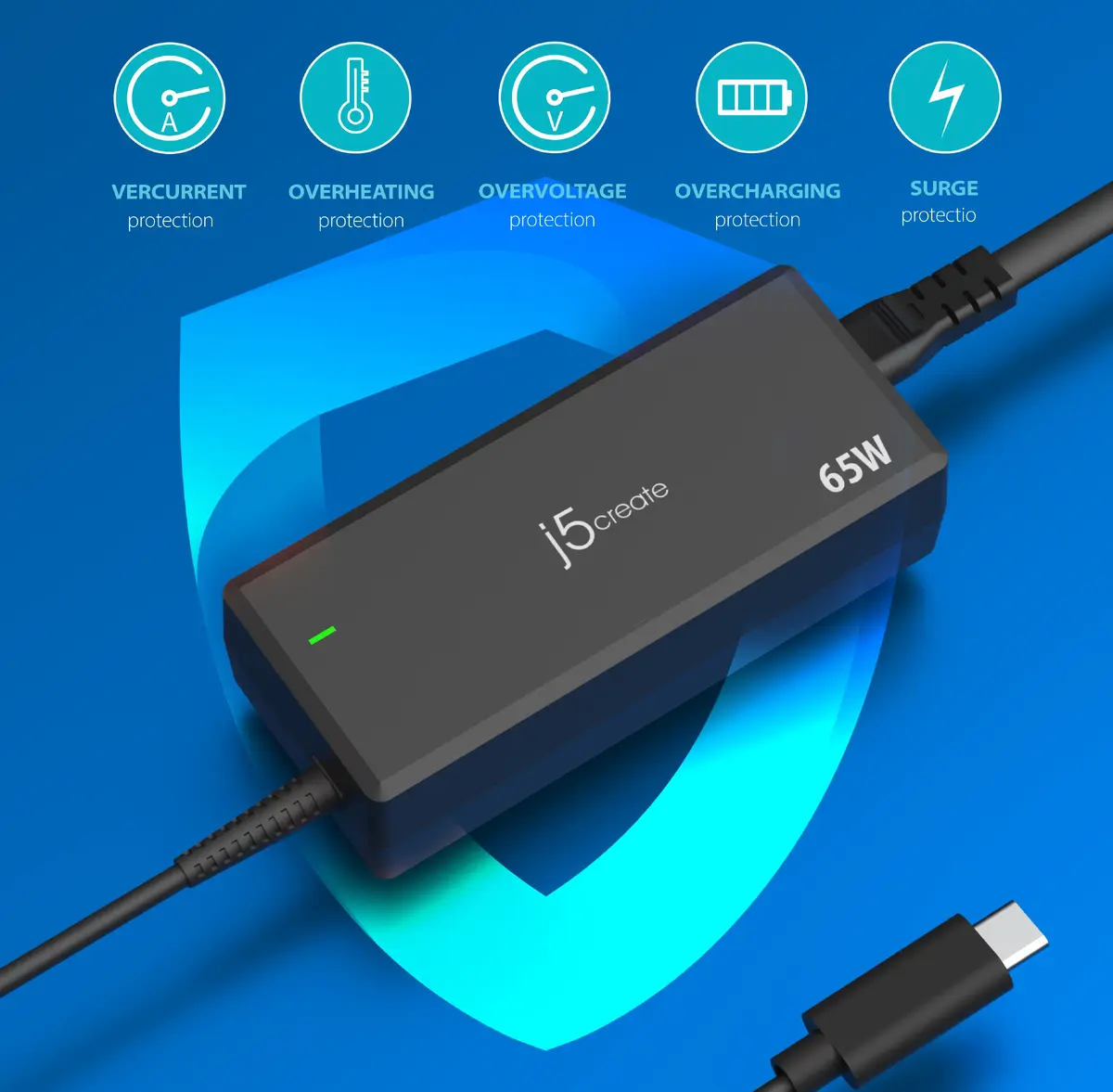 j5create JUP1265 65W USB-C PD adapters Photo 6