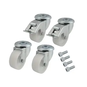 Swivel casters for rack SOLARIX set of 4, load capacity 600 kg each
