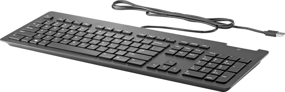 HP Business Slim v2 Smartcard — vadu pilnmēroga klaviatūra Photo 2