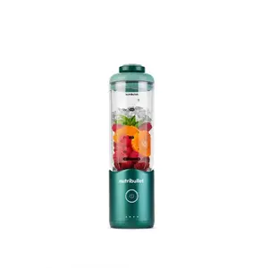 Portatīvais blenderis NUTRIBULLET NBP013GR — bļodiņa 0,59 l, darbināms ar bateriju, zaļš