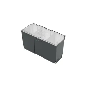 Storage box Bosch SystemBox rectangular polypropylene 235×105×133 mm Black/Grey