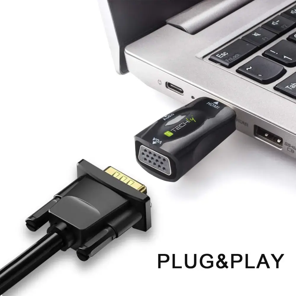 Techly IDATA HDMI-VGA2MABT2 video signal converter IDATA HDMI-VGA2MABT2 Photo 4