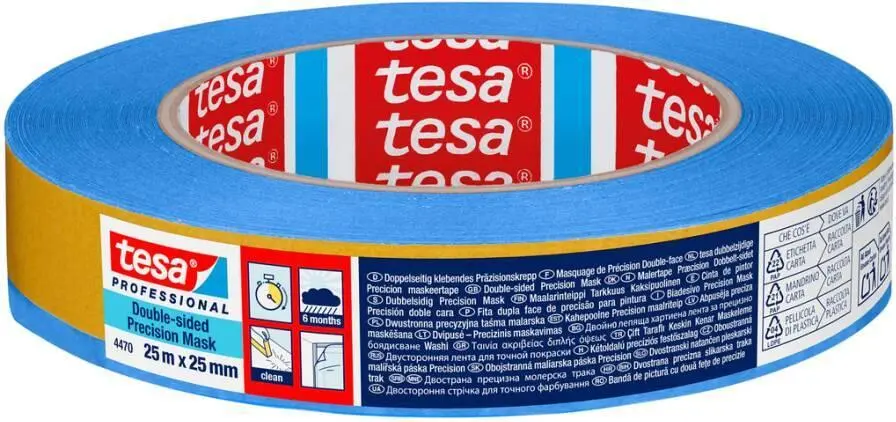Divpusējā līmlente Tesa Professional 04470-00001-00, zila