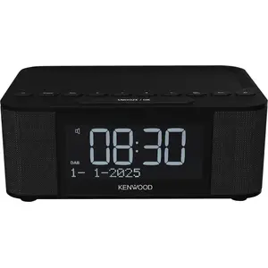 Clock radio Kenwood CR-ST 55 DAB — DAB/DAB+/FM, battery-powered, black, 190×125×80 mm