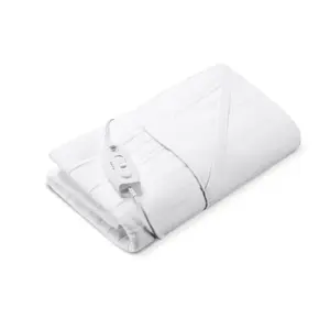 Electric heated blanket Sanitas SWB 21, fleece, white, for 1 person, 65 W, 80×150 cm