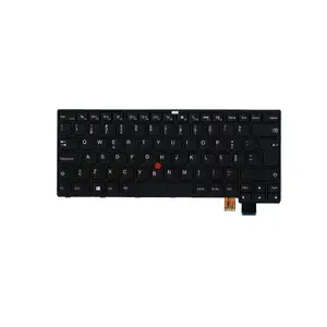 Laptop keyboard Lenovo 01YR110 — Portuguese layout, black — compatible with ThinkPad T460s (20F9)