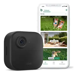Cube IP security camera Amazon Blink B0B1N5RL1Q — outdoor wireless wall-mount, 1080p, 143° FOV, 30 fps, black