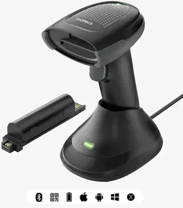 Inateck handheld barcode scanner Pro 170B — black, model N6050, wired/USB connection