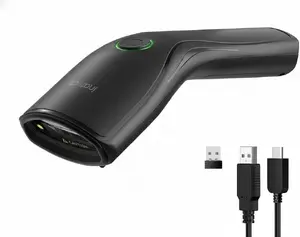 Handheld barcode scanner Inateck Nano 460 black model N6057, compact wireless design