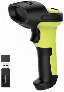 Handheld barcode scanner Inateck BCST-72 green — wired/USB, single-line scan, green housing