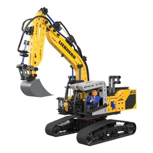 Konstruktora ekskavators Fischertechnik Liebherr R 938 pneimatisks modelis 576450