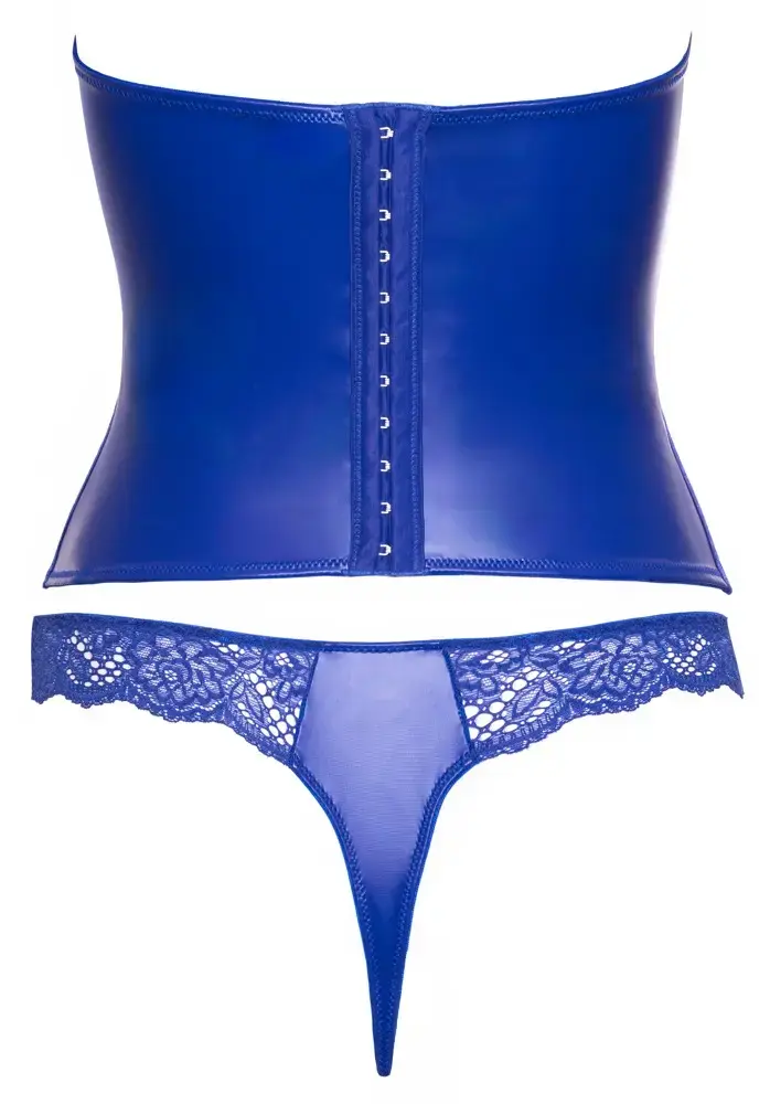 Cottelli Collection Corset blue L комплект Photo 7