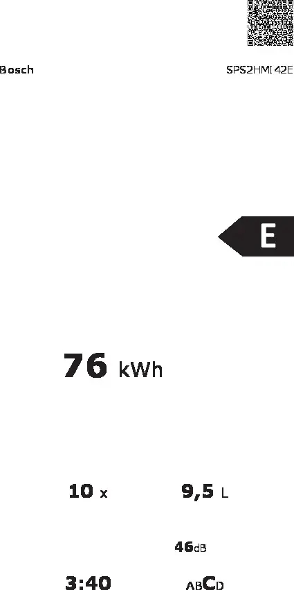 Bosch Serie 2 SPS2HMI42E Freestanding Dishwasher Photo 8