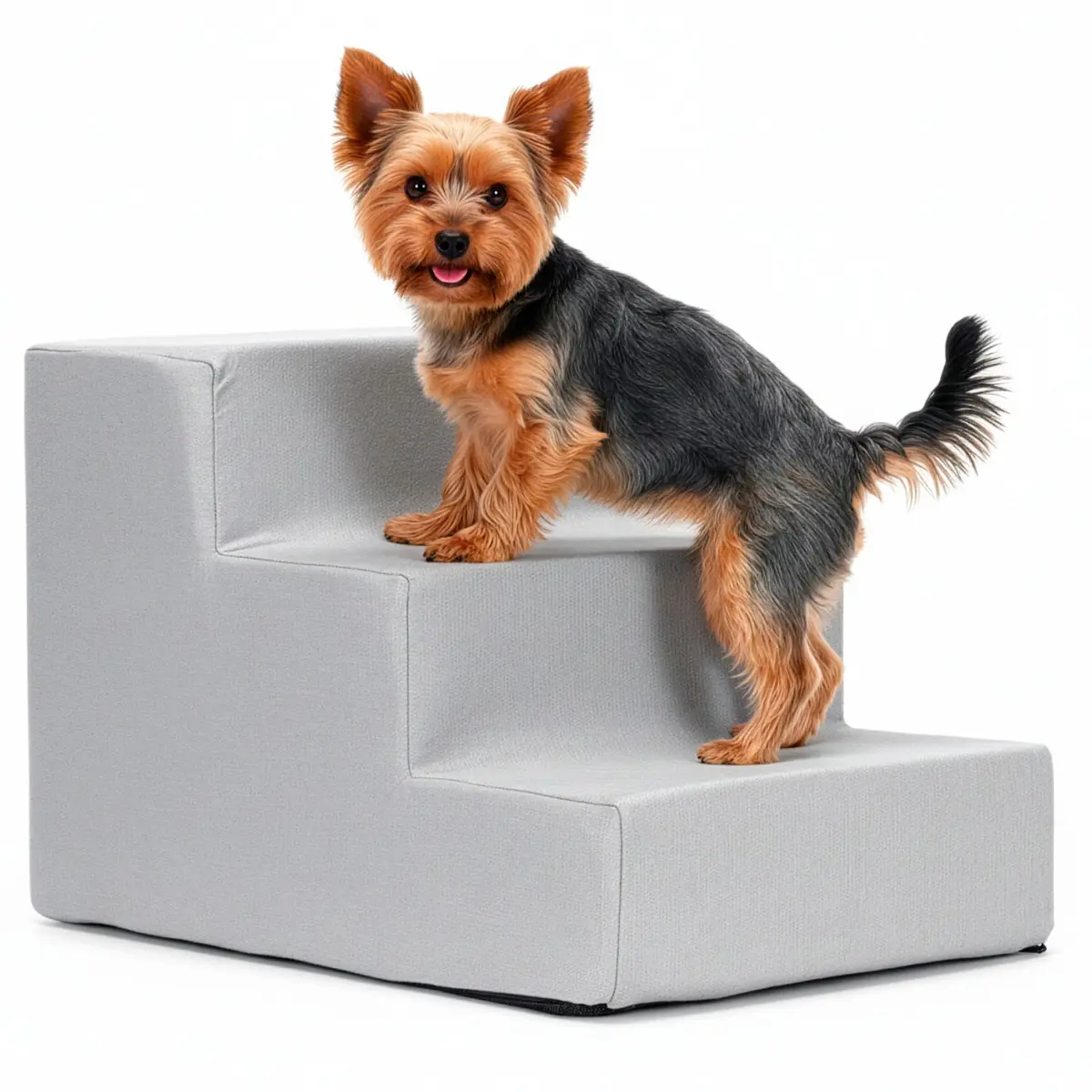 Dog stairs Springos PA0338 — 3-step 45×30×30 cm Photo 4