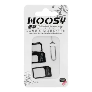 SIM card adapter set Riff NOOSY-3IN1 — adapters for Nano, Micro and Standard SIM sizes