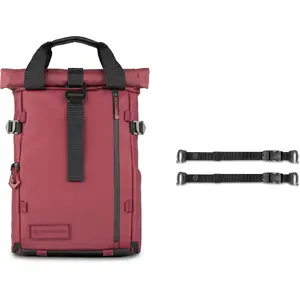Mugursoma Wandrd PRVKE 15L — kompakta foto un ikdienas soma, Rhone Burgundy