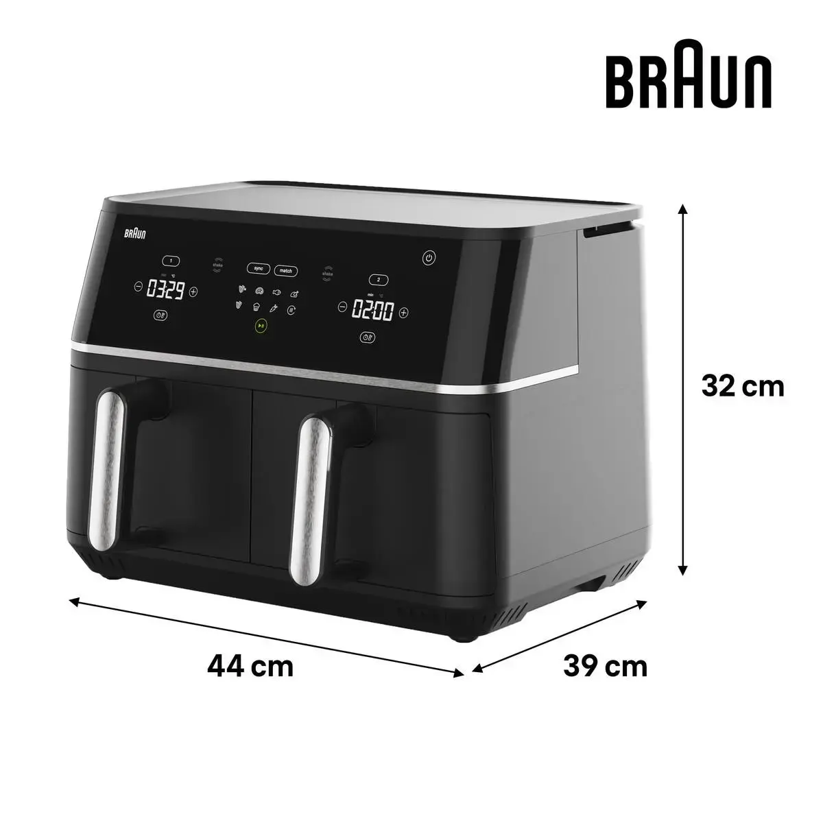 Аэрофритюрник BRAUN TD 5030I Double 10 л Photo 3