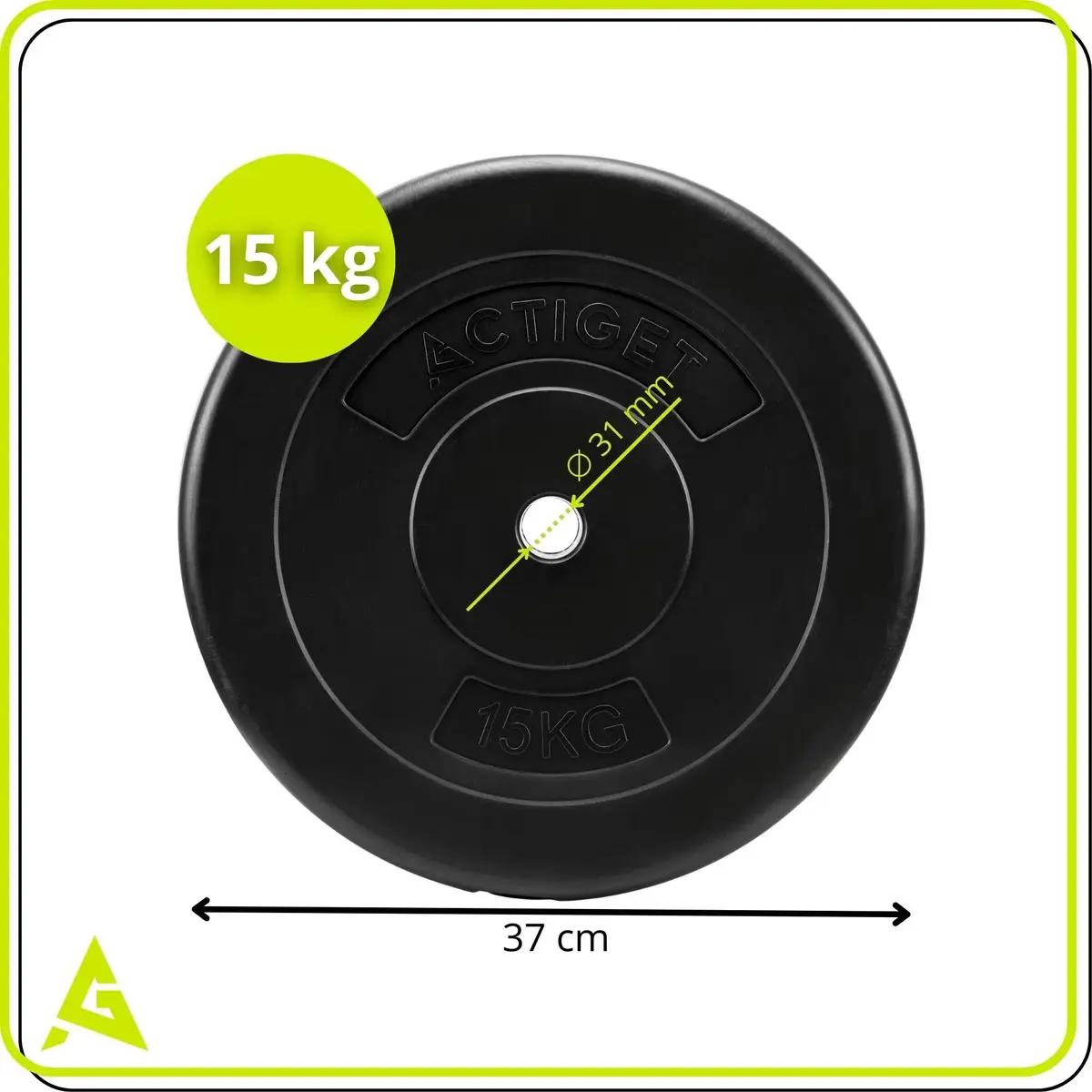 Композитный диск Springos 15 кг ACT0074 Photo 7