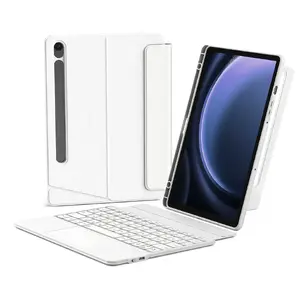 Folio case with Bluetooth keyboard Inateck N0064 for Samsung Galaxy Tab S10 FE/S9 FE/S9 27.9 cm (11") QWERTZ, 2 stand modes, 500 mAh