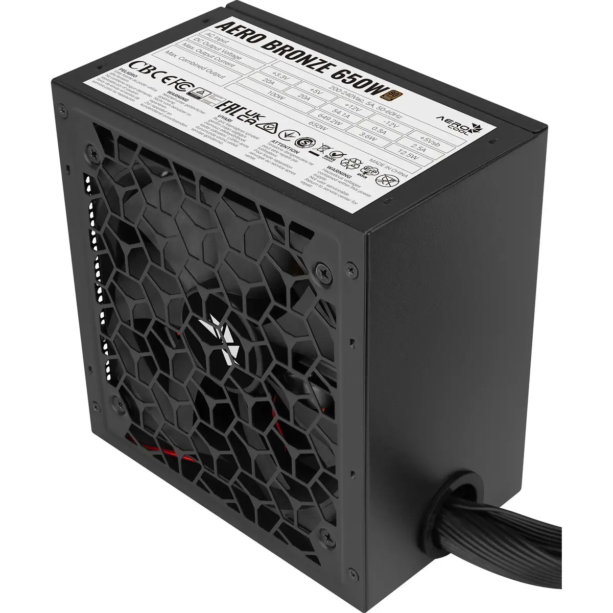 AEROCOOL B509A Flow-G-BK-v1 корпус с Aero 650 БП Photo 5