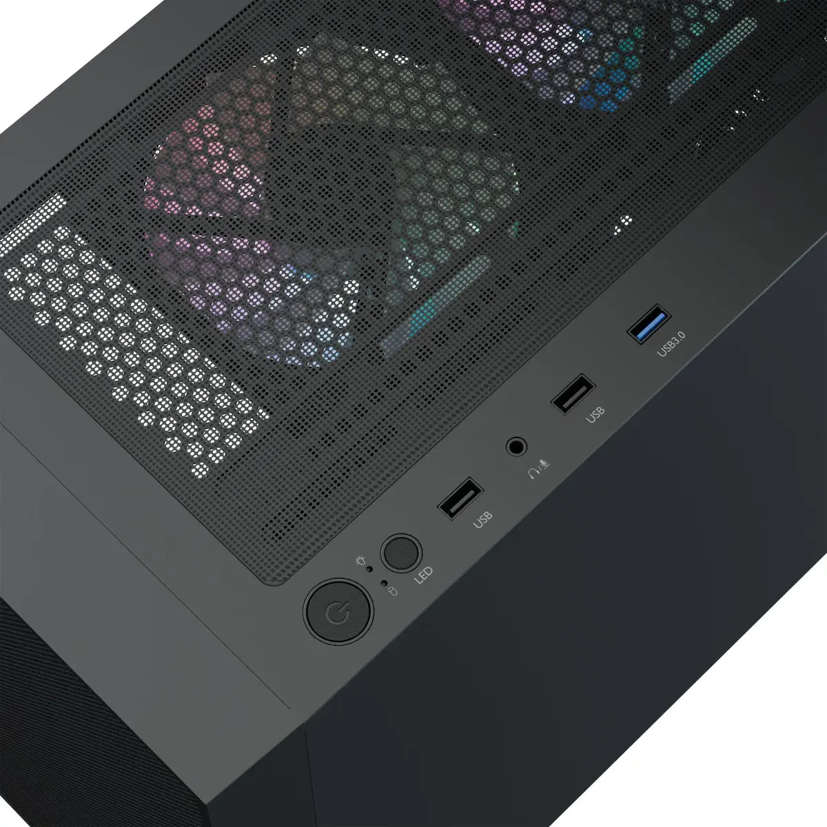 AEROCOOL B509A Flow-G-BK-v1 корпус с Aero 650 БП Photo 6