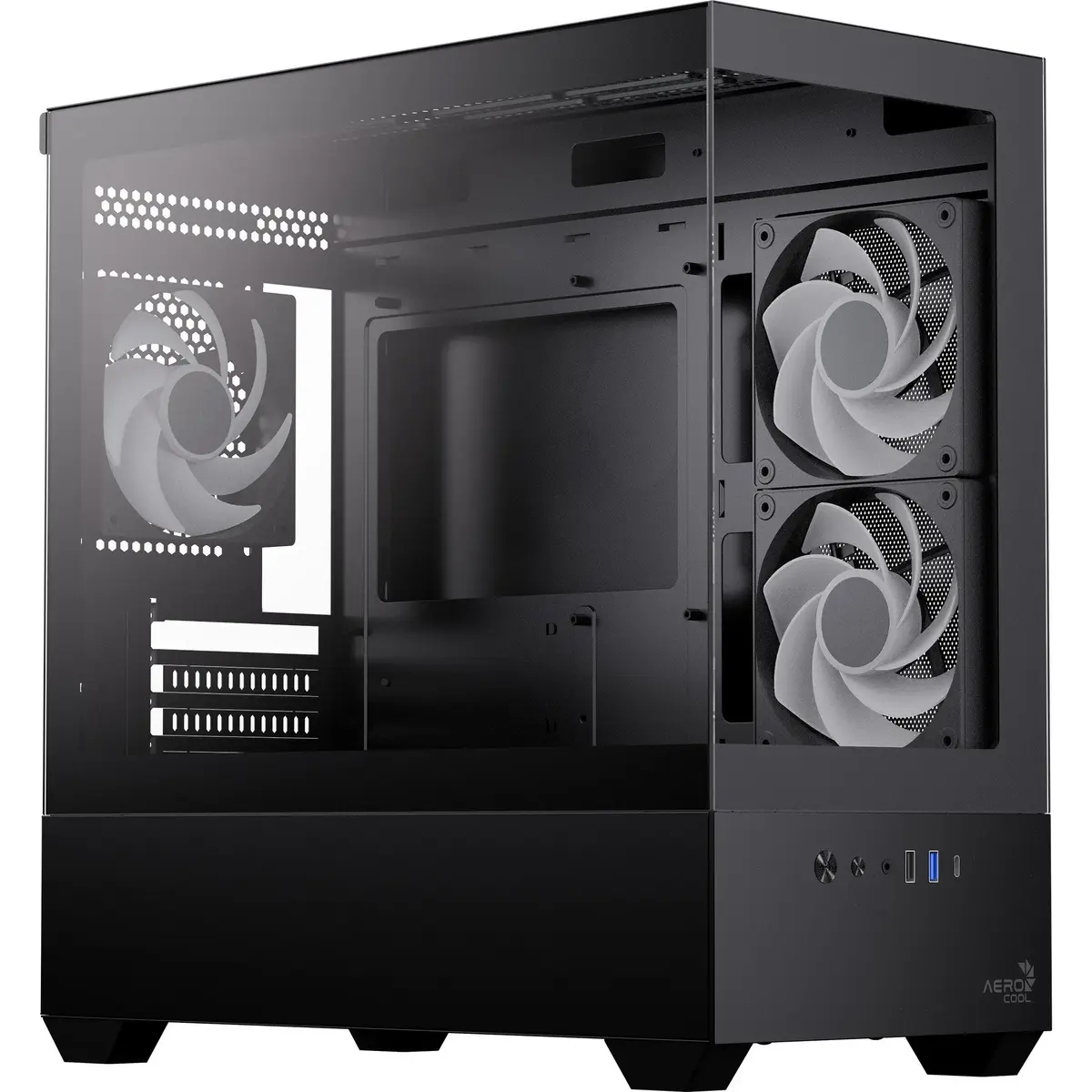 Корпус AEROCOOL P300D-G-BK-v1 Photo 2